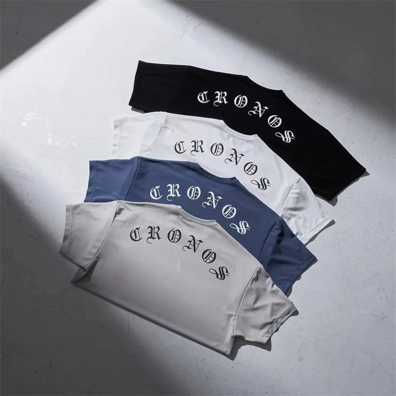 2025 Oversize T-shirt Gym Men's Sports T Shirt Summer Male Cotton Fitness Bodybuilding Workout Shirts Short Sleeve Tees Tops